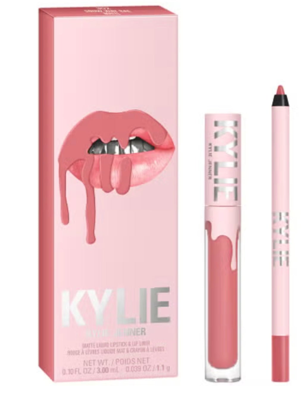 Kylie Cosmetics Matte Lip Kit - 302 Snow Way Bae - NODBEAUTY