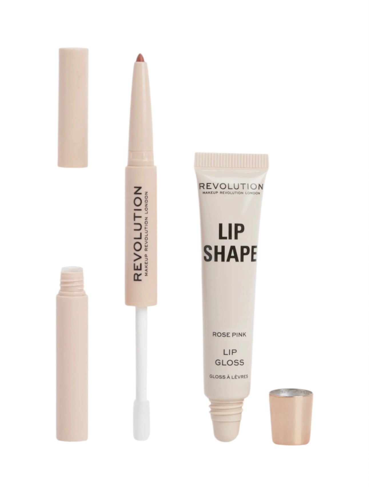 Revolution Makeup Revolution Lip Shape Kit - Rose Pink - NODBEAUTY