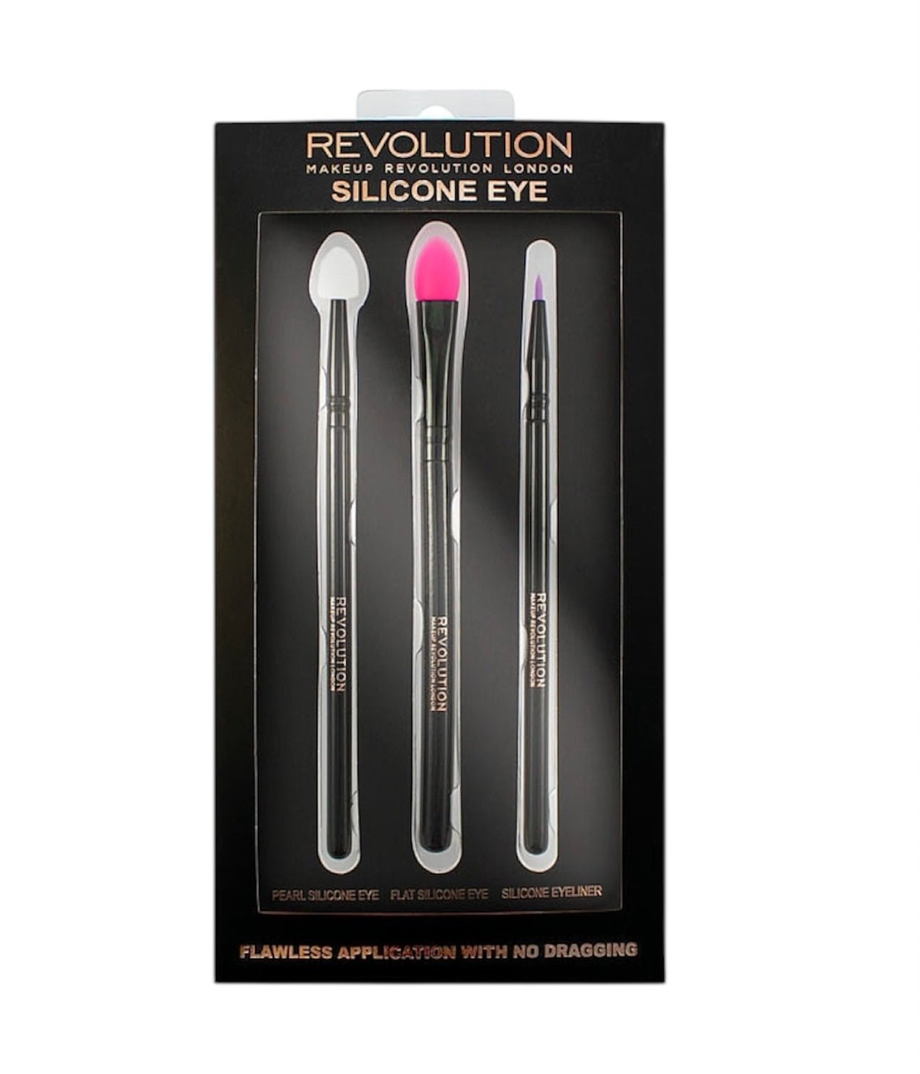 Revolution Makeup Silicone Eye Flawless Application With No Dragging Brush Set - NODBEAUTY