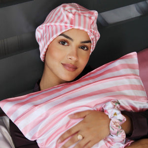 Soft Satin Pillowcase Set, Candy Shop