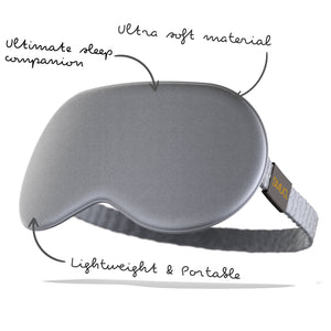 Satin Sleep Mask - Grey