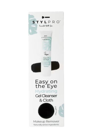 StylPro Easy on the Eye Jelly Cleanser and Cloth 100ml - NODBEAUTY