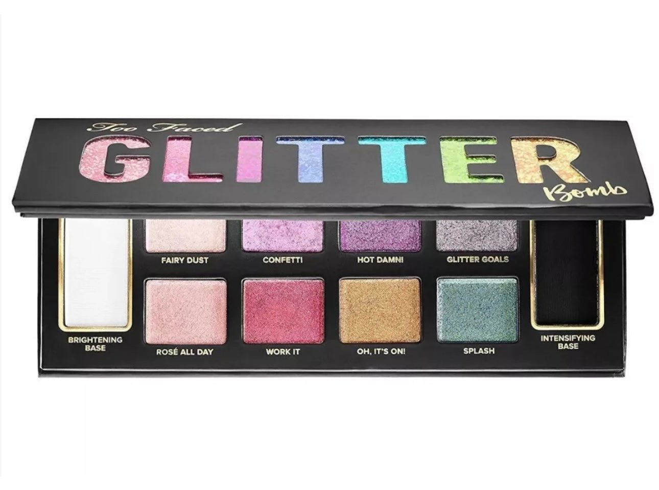 Too Faced Glitter Bomb Prismatic Glitter Eye Shadow Palette - NODBEAUTY